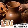7Pcs Wood Pottery Foot Shaper Tools TOOL-DC0001-29-5