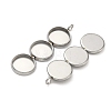 304 Stainless Steel Pendant Cabochon Settings STAS-K320-03B-P-2
