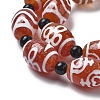 Tibetan Style dZi Beads Strands G-NH0037-C05-01-3