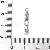 304 Stainless Steel S-Hook Clasps STAS-G373-04P-02-3