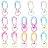 14Pcs 7 Colors Alloy Swivel Clasps FIND-CJZ0001-012-1