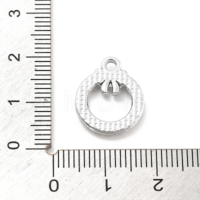 Alloy Rhinestone Pendants FIND-U026-20P-1