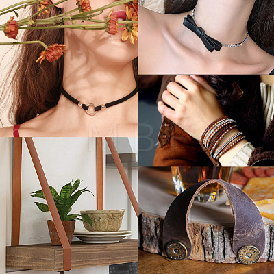 PU Leather Ribbon DIY-WH0167-34B-1