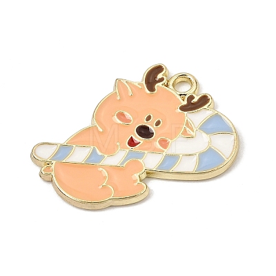 Christmas Alloy Enamel Pendants AL-CBA5CD4-02G-04-1