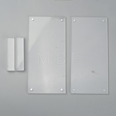 Transparent Acrylic Currency Display Frames ODIS-WH0002-29-1