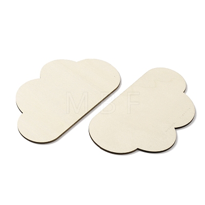 Customized Cloud Unfinished Wood Slice WOOD-WH0024-116C-1