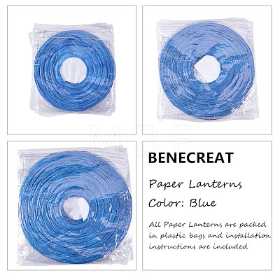 BENECREAT Decoration Accessories Paper Ball Lantern AJEW-BC0003-04-1
