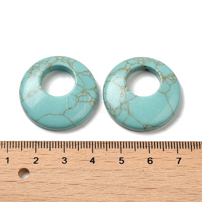 Synthetic Green Turquoise Pendants G-T122-76X-1