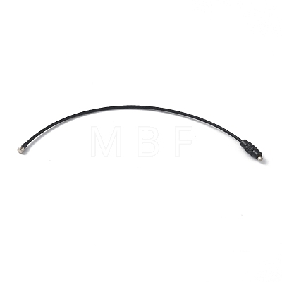 Baking Paint Stainless Steel Cable Wire Keychain AJEW-WH0413-15F-1