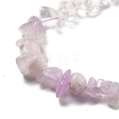 Natural Quartz Crystal & Kunzite Beads Strands G-L610-A25-01-1