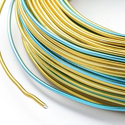 3 Segment Colors Round Aluminum Craft Wire AW-E002-1.5mm-21-1