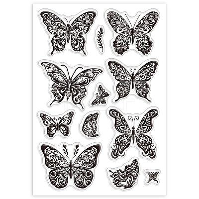 Custom Summer Theme PVC Plastic Clear Stamps DIY-WH0631-0059-1