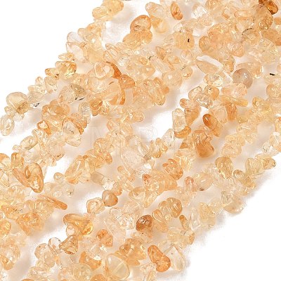 Natural Citrine Beads Strands GG-CBAAEDE-A01-B-1