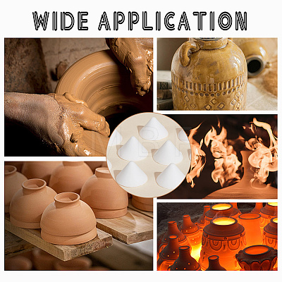 Porcelain Burning Kiln Support Bases AJEW-WH0505-05-1