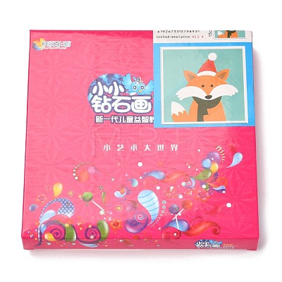 DIY Christmas Theme Diamond Painting Kits For Kids DIY-F073-14-1