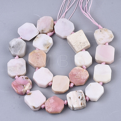 Natural Pink Opal Beads Strands X-G-N326-08-1