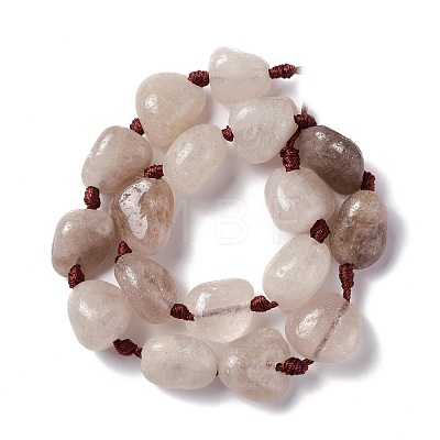 Natural Smoky Quartz Beads Strands G-B024-09-1