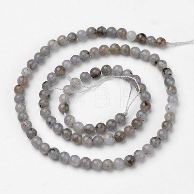 Natural Labradorite Beads Strands G-D809-07-4mm-1