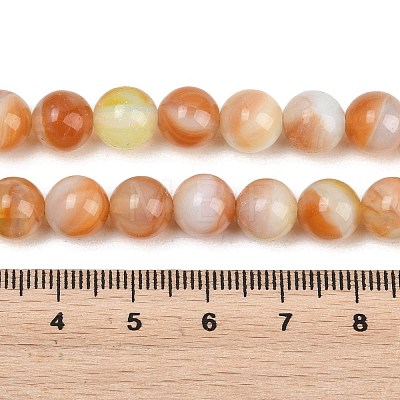 Handmade Lampwork Beads Strand LAMP-B056-8mm-12-1