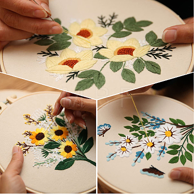 DIY Embroidery Kits For Beginner DIY-WH20011-73C-1