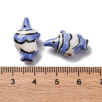 Handmade Porcelain Beads PORC-R002-02J-1