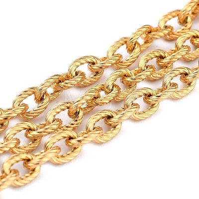 3.28 Feet Ion Plating(IP) 304 Stainless Steel Rolo Chains X-CHS-O010-02G-1