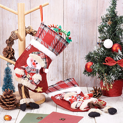 Christmas Theme Non-woven Fabrics Bags ABAG-TAC0005-03A-1