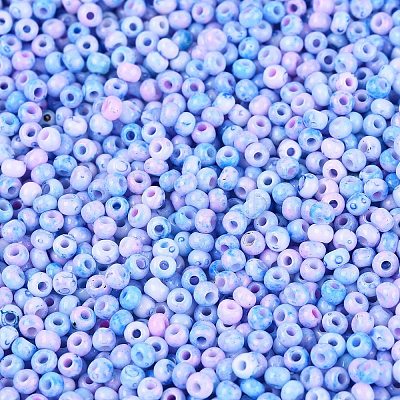 Picasso Glass Seed Beads GL-N001-01A-02-1