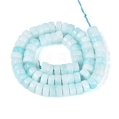 Dyed Natural White Jade Beads Strands G-T143-17C-1
