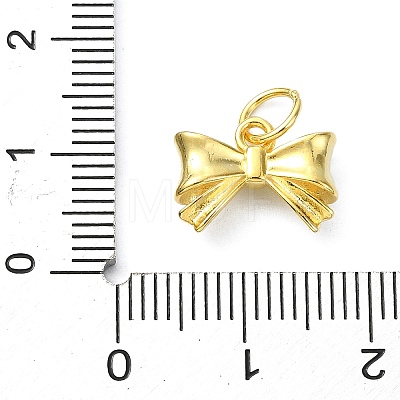 925 Sterling Silver Bowknot Charms STER-M119-05B-G-1