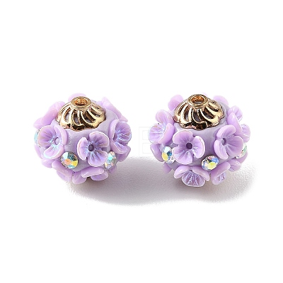 Handmade Polymer Clay Indonesia Beads PY-CBAAA14-12KCG-02-1