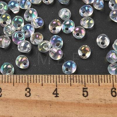 6/0 Inside Colours Glass Seed Beads SEED-A034-03K-1