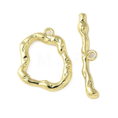 Brass Toggle Clasps KK-P290-14G-1