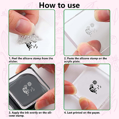 Custom PVC Plastic Clear Stamps DIY-WH0439-0013-1