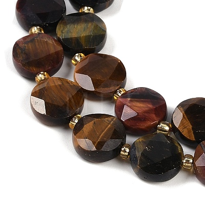 Natural Tiger Eye Beads Strands G-C116-A31-01-1