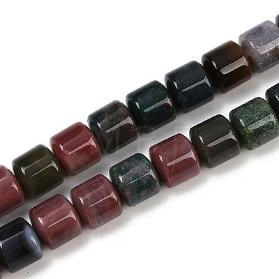 Natural Indian Agate Beads Strands G-G275-D02-10x10mm-1