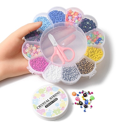 Glass Seed Beads & Acrylic Beads DIY Jewelry Sets DIY-YW0005-92-1