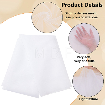 Nylon Mesh Fabrics DIY-WH0304-918A-1