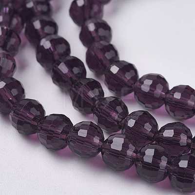 Glass Beads Strands GLAA-XCP0006-02-1