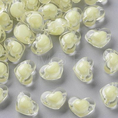 Transparent Acrylic Beads TACR-S152-08A-07-1