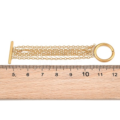 Multi Strand 304 Stainless Steel Cable Chain Rings SA-CBV3037-02G-1