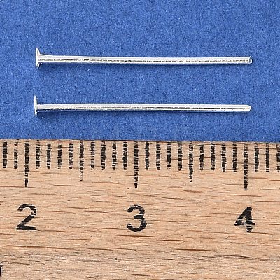 Brass Flat Head Pins KK-N254-47A-S-1