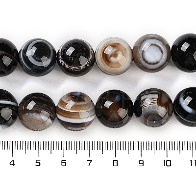 Natural Eye Agate Beads Strands G-NH0019-F01-03-1