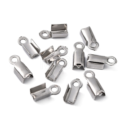 304 Stainless Steel Folding Crimp Ends STAS-R063-29-1