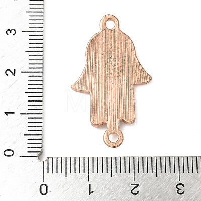 Alloy Crystal AB Rhinestone Hamsa Hand Connector Links Charms FIND-M052-02KCG-NR-1