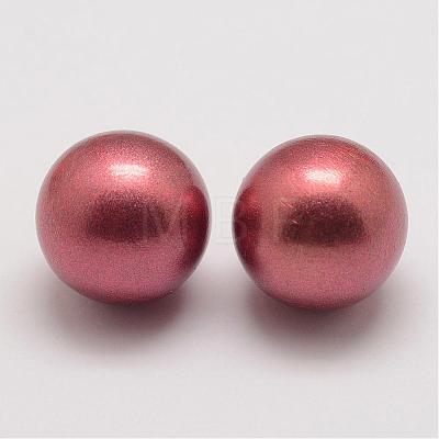 Brass Chime Ball Beads Fit Cage Pendants KK-G298-16mm-M-1