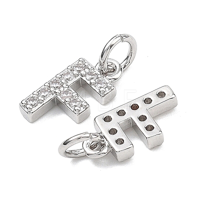 SHEGRACE Brass Micro Pave Clear Cubic Zirconia Pendants XGRQ29622-394P-F-1