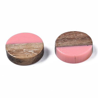 Resin & Wood Cabochons X-RESI-S358-70-H41-1