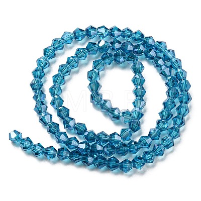 Transparent Electroplate Glass Beads Strands LS-EGLA-A039-T2mm-A01-1