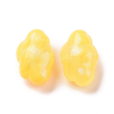 Opaque Acrylic Beads OACR-E014-17E-1